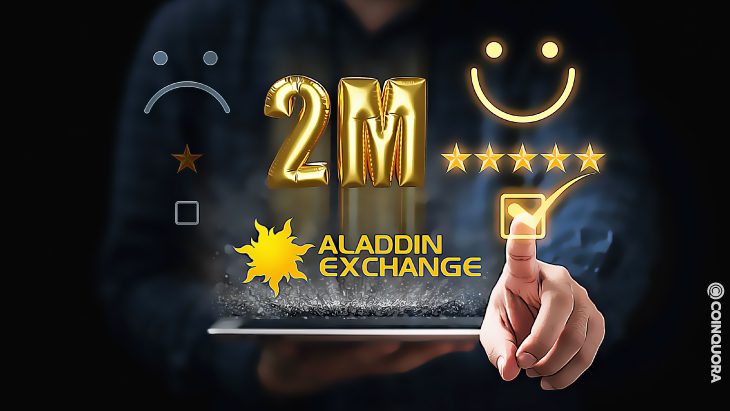 Aladdin Exchange Tops Customer Satisfaction With Ongoing Events Reaches 2M Users