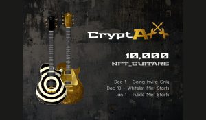 CryptAxx Set to Launch 10000 NFT Guitars on Ethereum