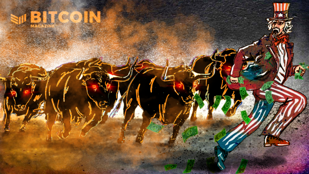 bitcoin bulls chasing fiat uncle sam