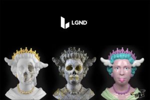 british artist dface nft drop featuring dog save the queen 768x512 1