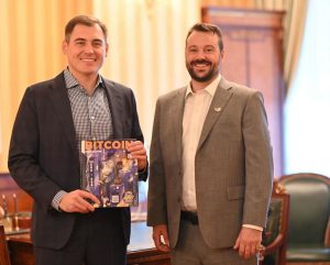 mike germano publisher bitcoin magazine with serhiy tron