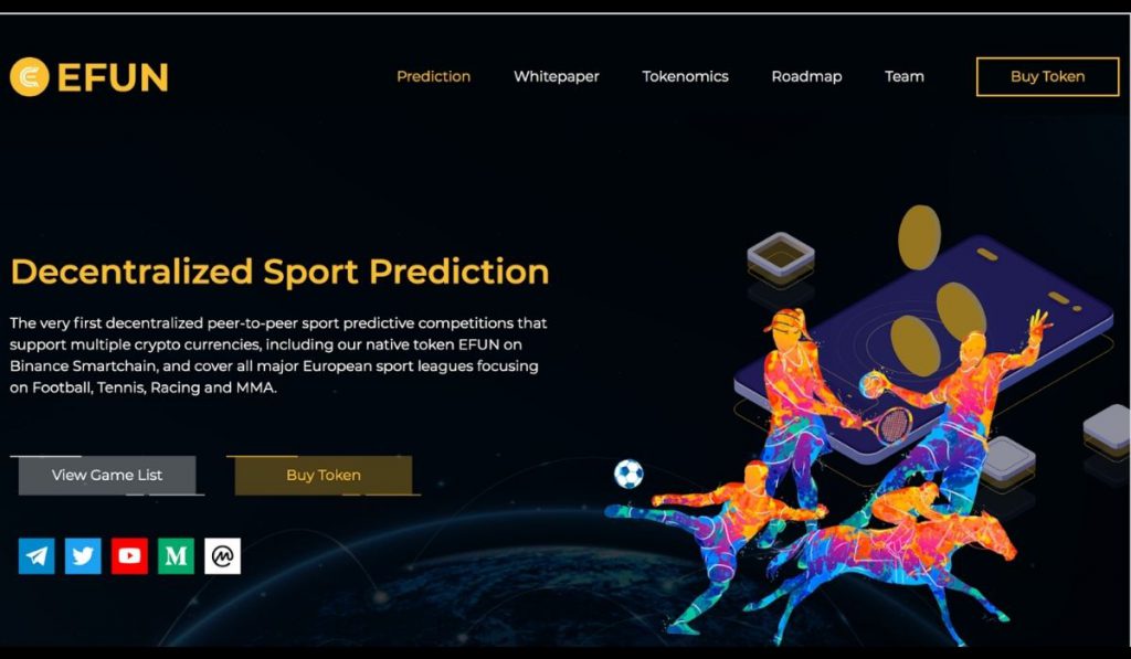 EFUN The Pioneer Platform For Games Of Predictions On Web3 And The Metaverse