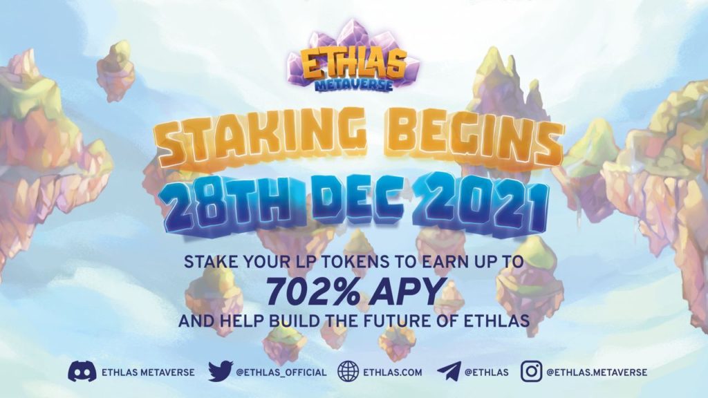 Ethlas The Gamefi Project Brings Staking And NFTs To A New Level 3 Ethlas