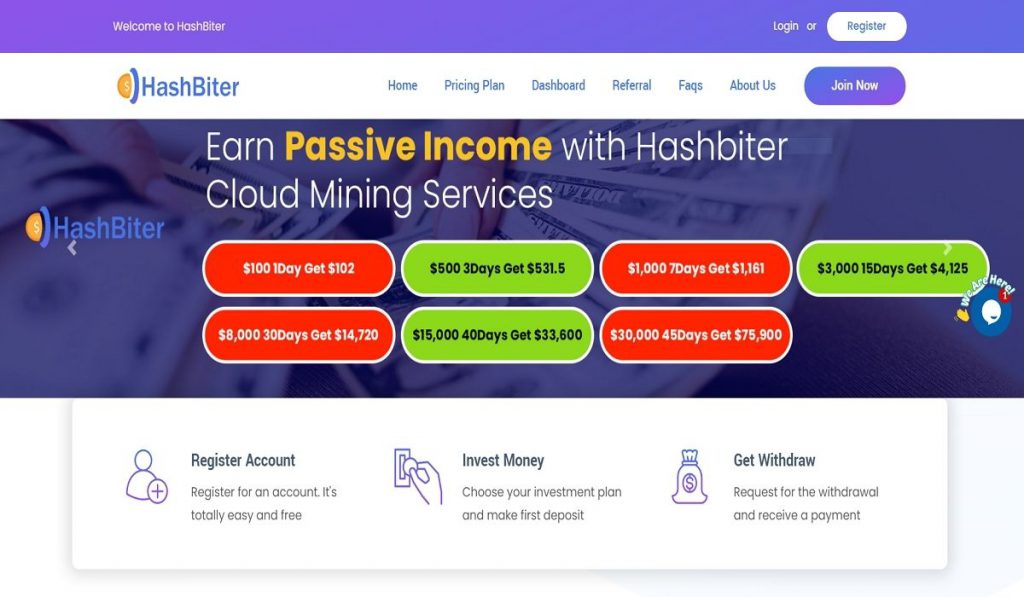 HashBiter A Leading Crypto Cloud Mining Platform for Earning Passive Income