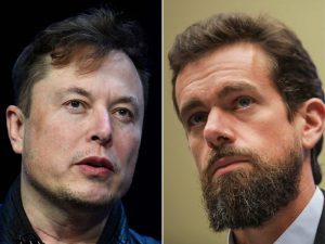 Jack Dorsey vs Elon Musk Bitcoin BTC Dogecoin DOGE