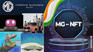 MG First Car Maker in India to Launch its NFTs