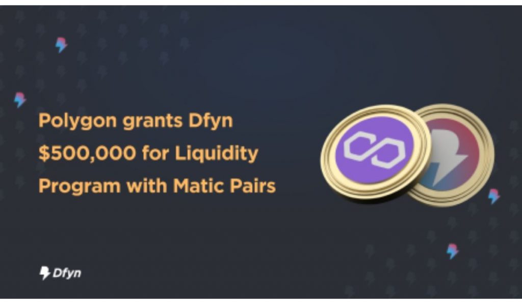 Polygon Grants Dfyn Exchange 500000 For Incentivized Liquidity Program