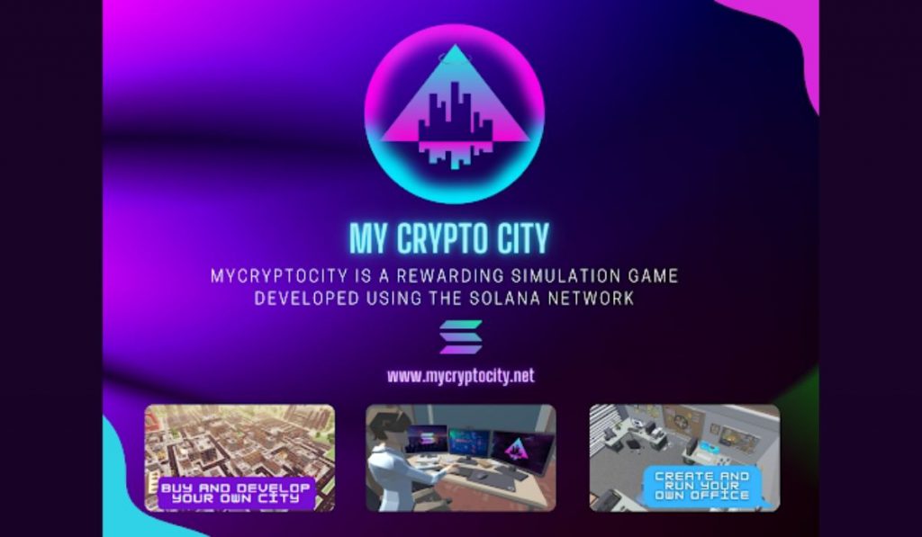 Solana Based MyCryptoCity Sets Its Token Sale Dates From The First Day Of 2022