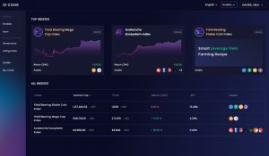 cook finance first defi index platform