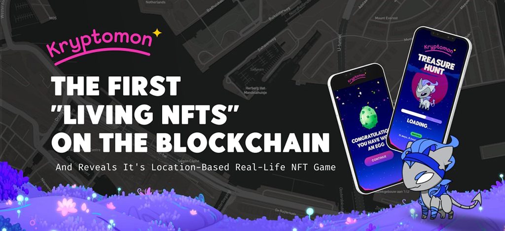 kryptomon launched living nfts on blockchain