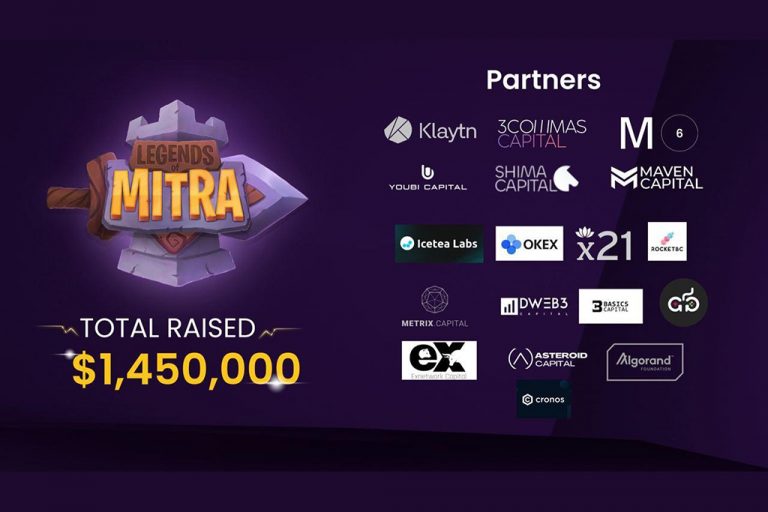 legends of mitra 1 45 million fundraising gamefi investors 768x512 1