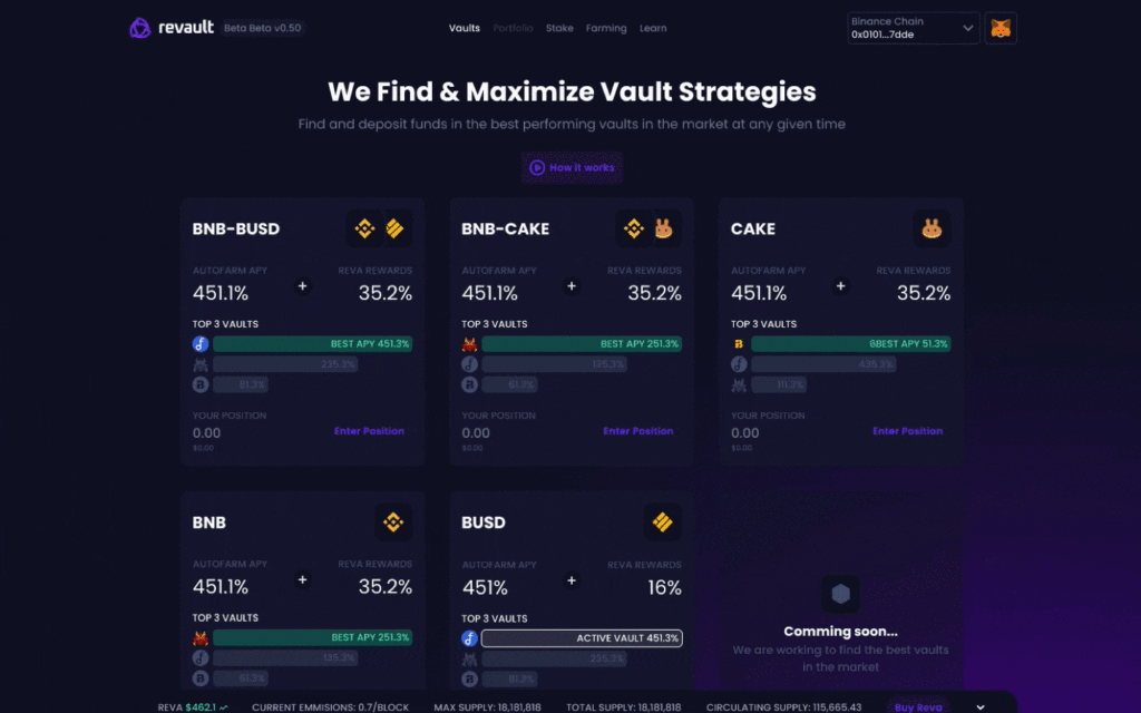Revault Network – A New Revolution In DeFi Space 3 revault demo 2 1024x640 1