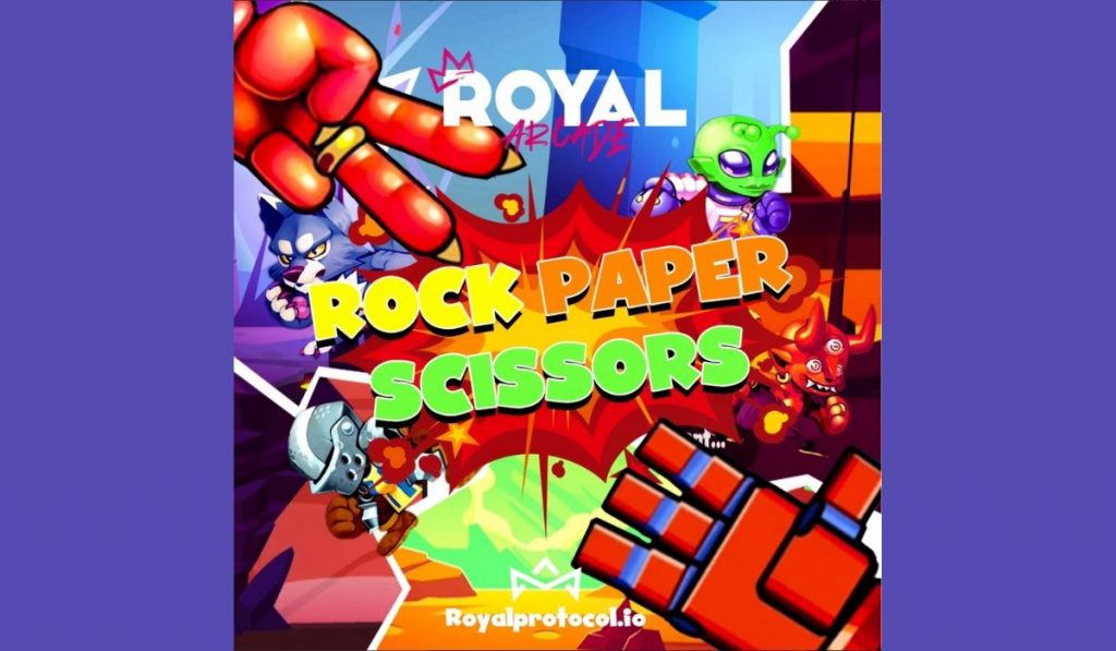 First Ever Cross functional NFT based minigame Rock Paper Scissors Now Live On Royal Arcade