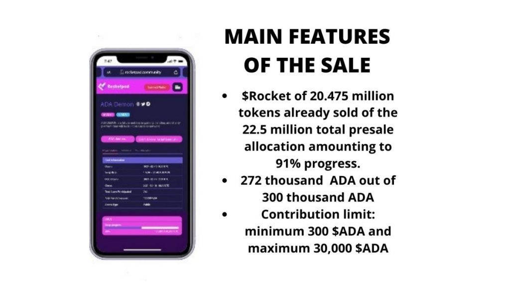 ROCKET Token Pre Sale Continues As The Stock Becomes Limited