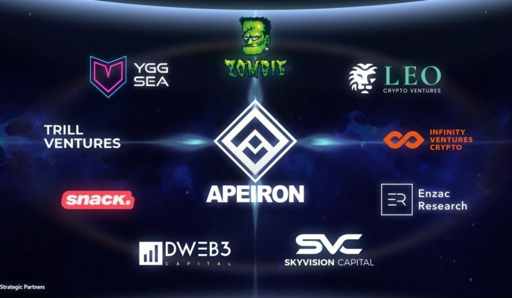 Apeiron NFT raises historic 3 Million Gamefi preseed round with 50 Million FDV