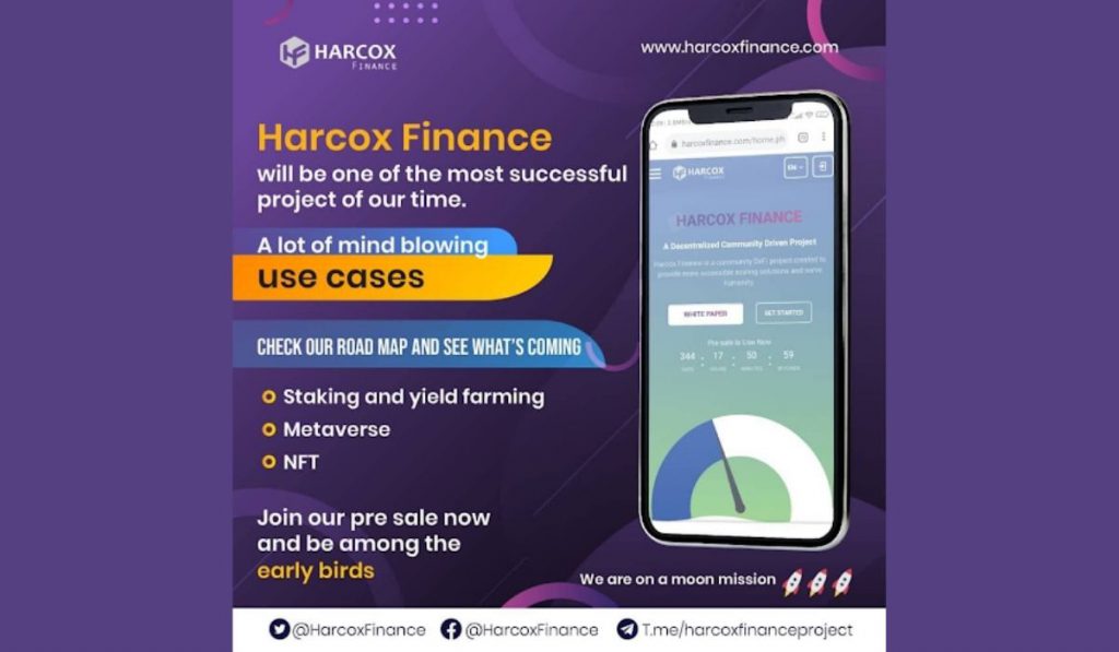 Harcox Finance DeFi Project Providing Accessible Scaling Solutions