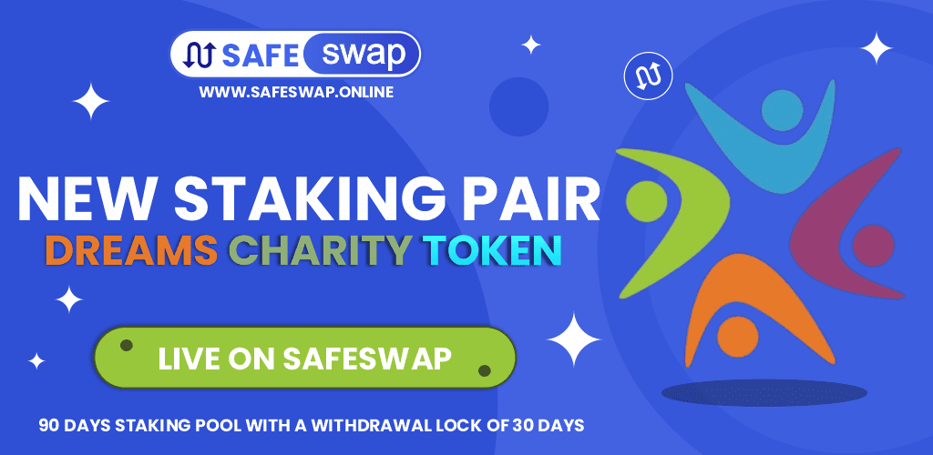 NEW STAKING PAIR DREAMY CHARITY TOKEN