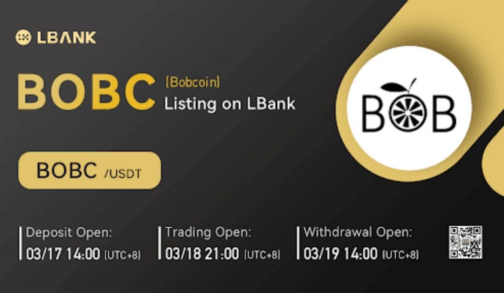 Bobcoin BOBC Listed On LBank Exchange