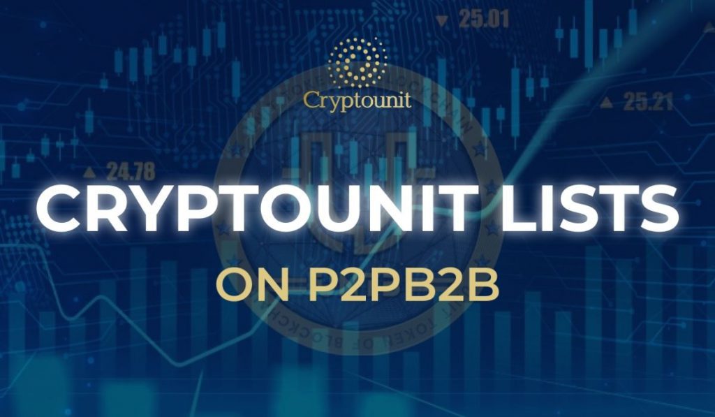 Cryptounit Blockchain Set to Debut on P2PB2B