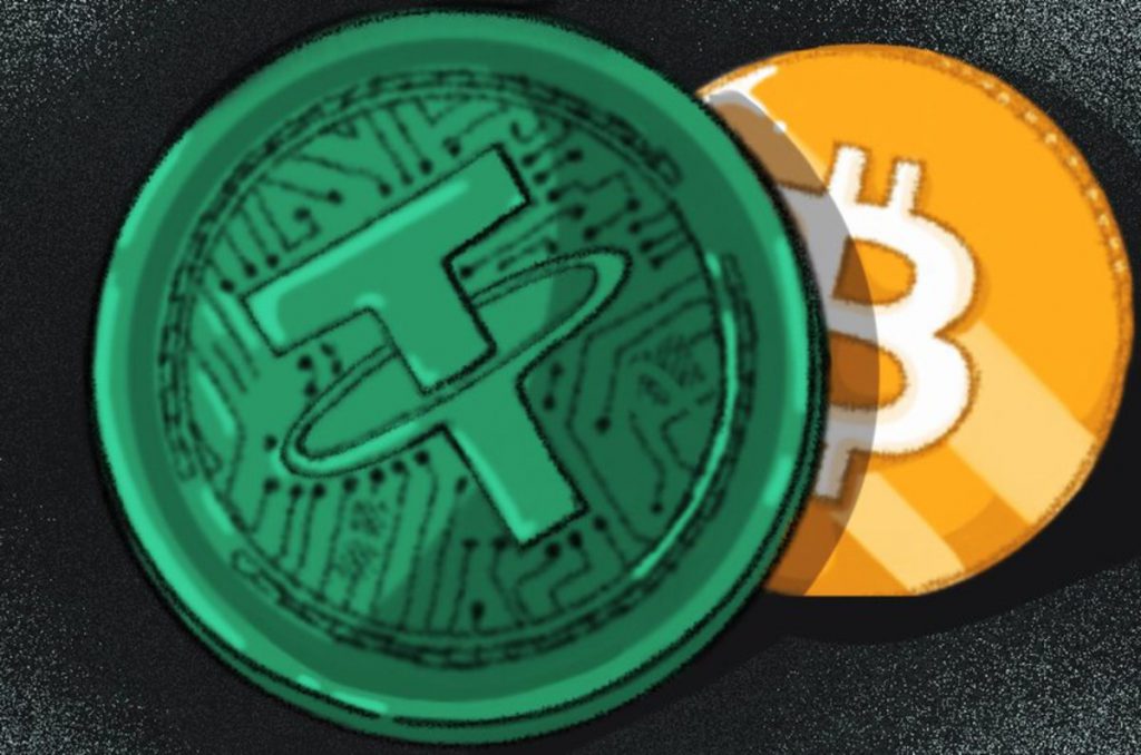 tether partly backed by bitcoin