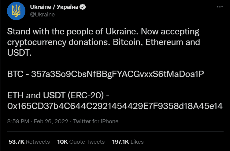 ukraine crypto