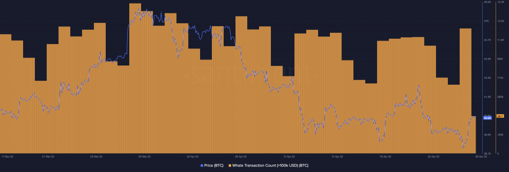 Bitcoin BTC 14.36.14 26 Apr 2022