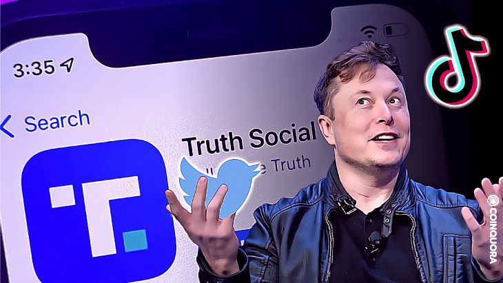 Elon musk tweet the Truth Social is currently beating Twitter