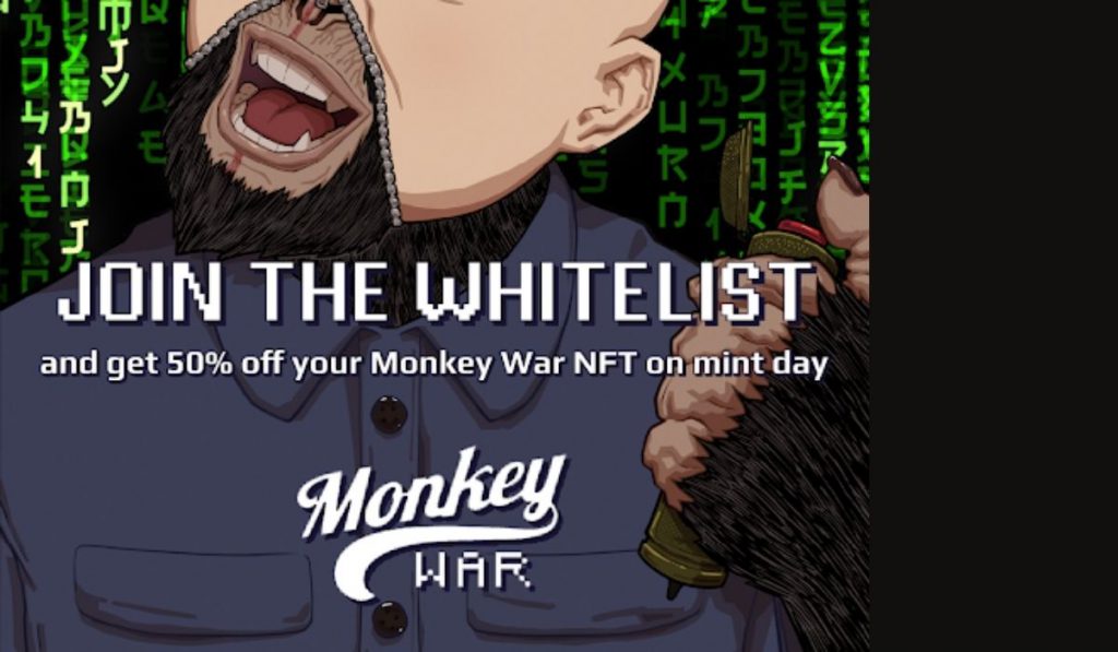 Monkey War Announces Whitelist Signups for Upcoming NFT Pre sale