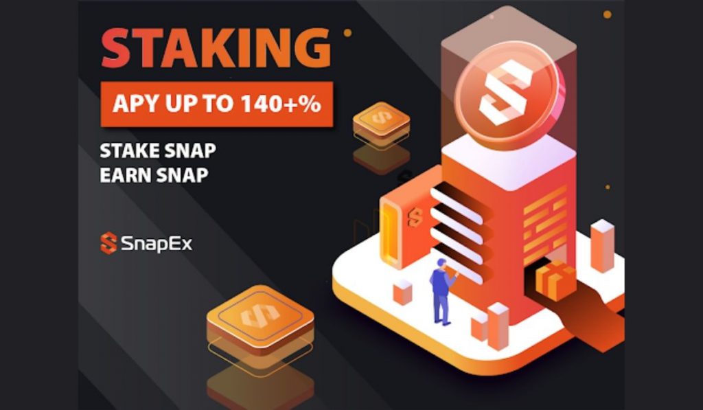 SnapEx Debuts Single Staking With Up To 140.95 APY