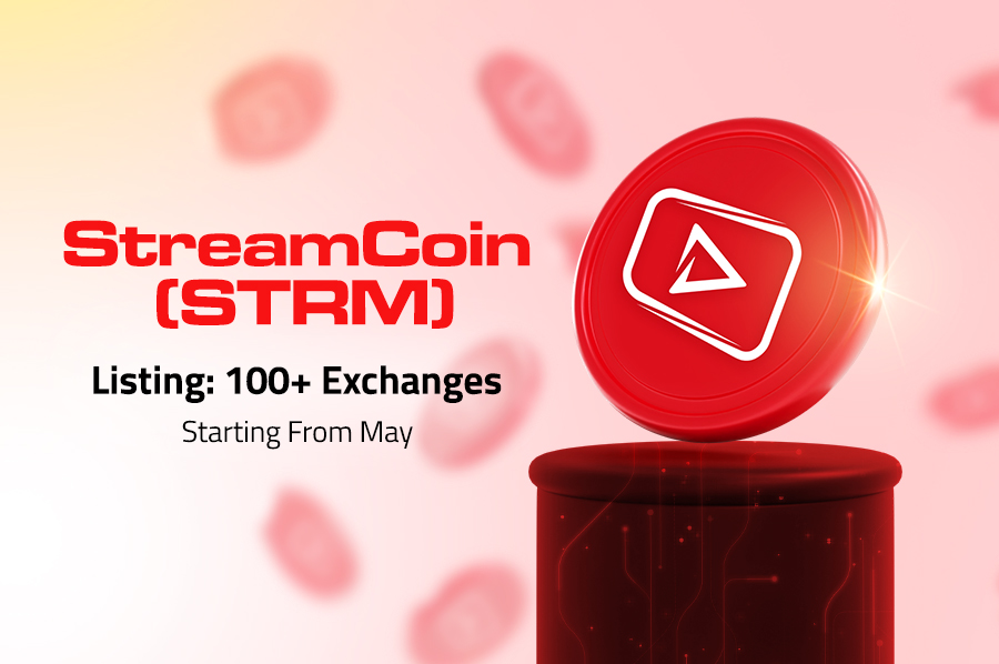 StreamCoin STRM Listing 100 Exchanges Starting From May