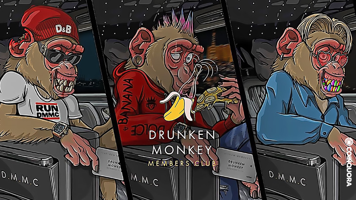 The 20-Minute NFT Mint Out of 2022, Introducing the Drunken Monkey Members Club 1 The 20 Minute NFT Mint Out of 2022 Introducing the Drunken Monkey 2