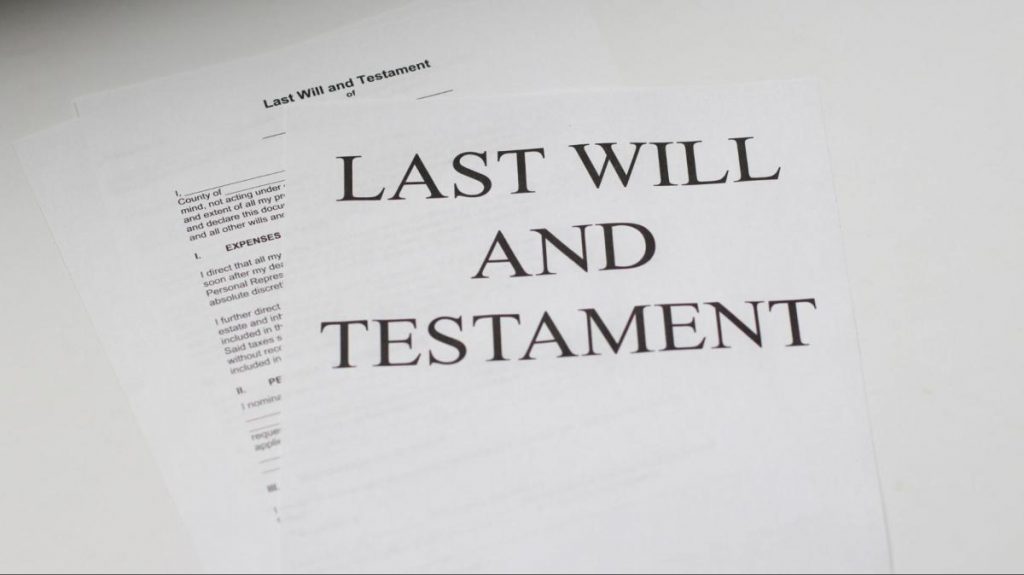 last will and testament for your bitcoin