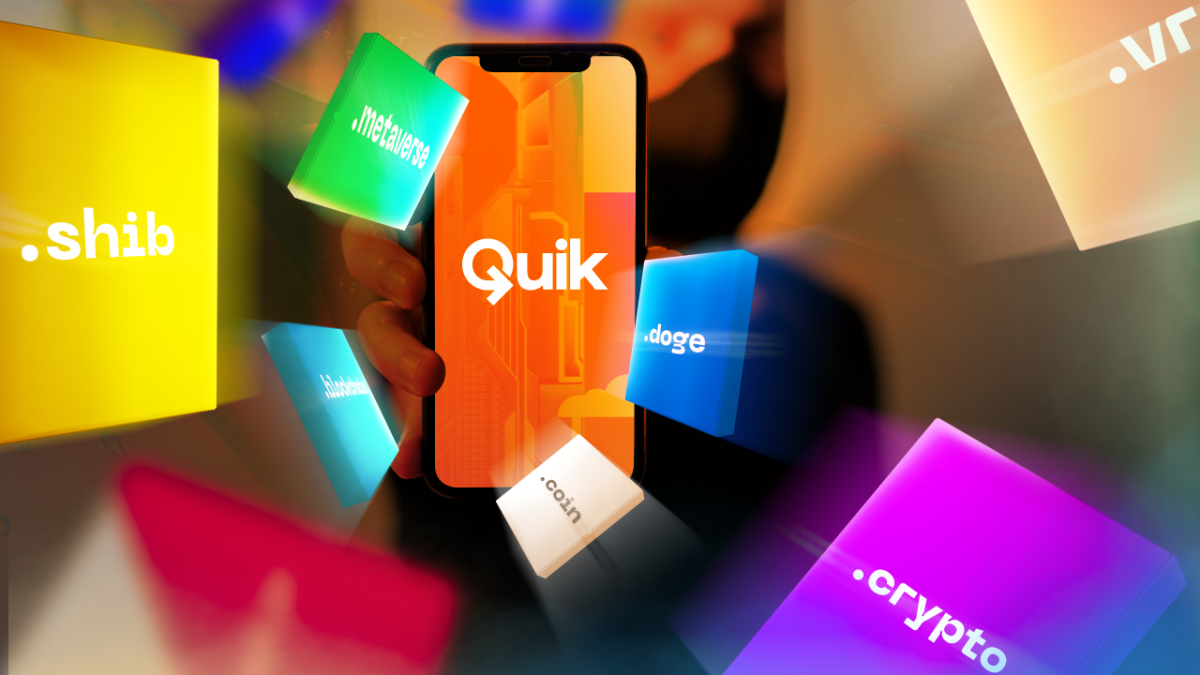 Minting of ․VR, ․Metaverse, ․Chain NFT Domains Now Live on Quik․com 2 quik bitcoin com 1