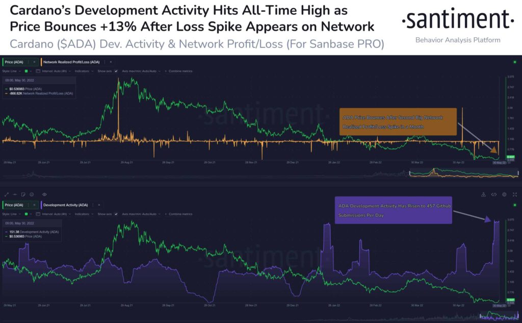 Cardano ADA Development Activity Hits All Time High