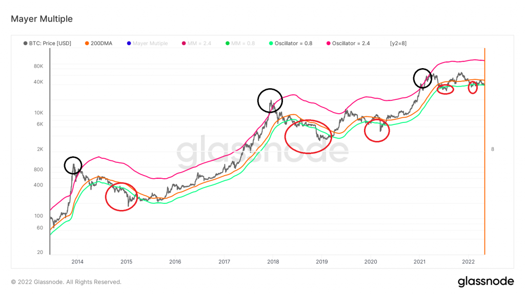 glassnode studio mayer multiple
