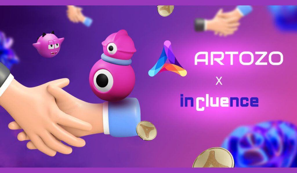 Artozo NFT Marketplace Enters Strategic Partnership With InCluence