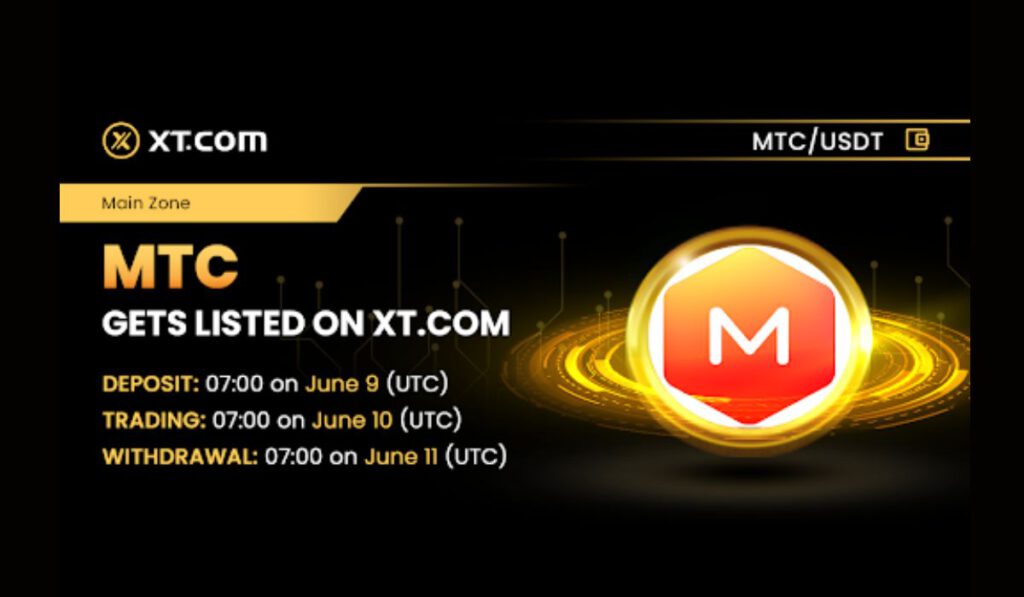 Metatron Coin MTC Listed On XT.COM Exchange