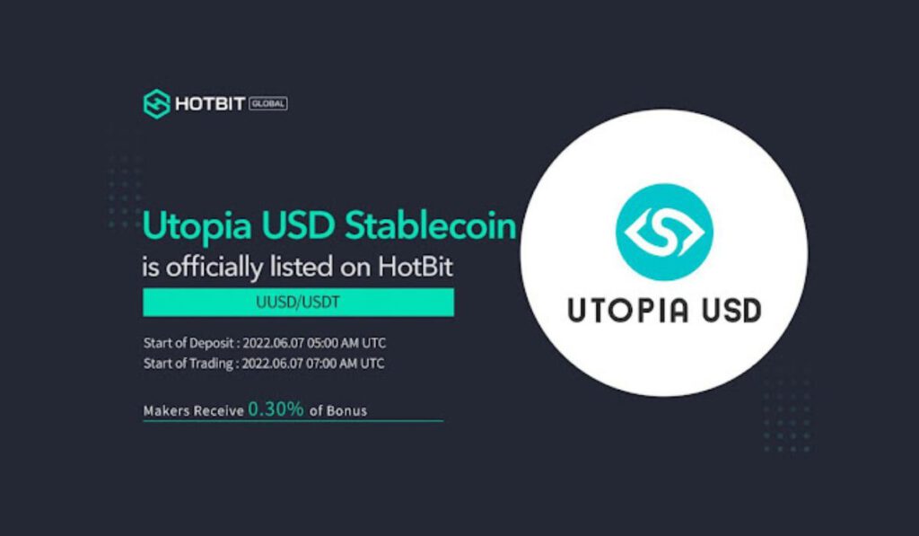 Utopia USD Stablecoin UUSD Now Available For Trading On Hotbit 1