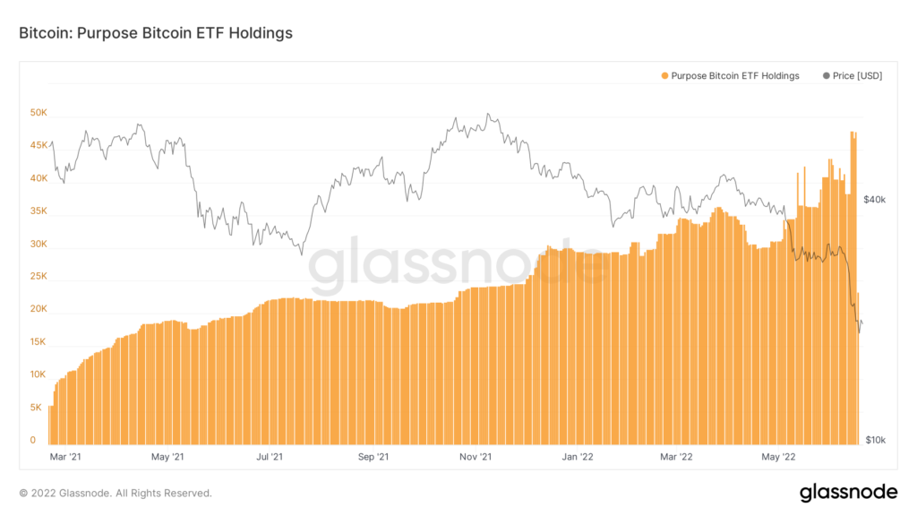 glassnode studio bitcoin purpose bitcoin etf holdings 2