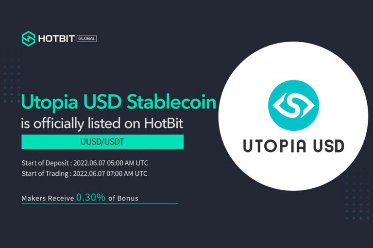 hotbit listed utopia usd stablecoin 768x512 1