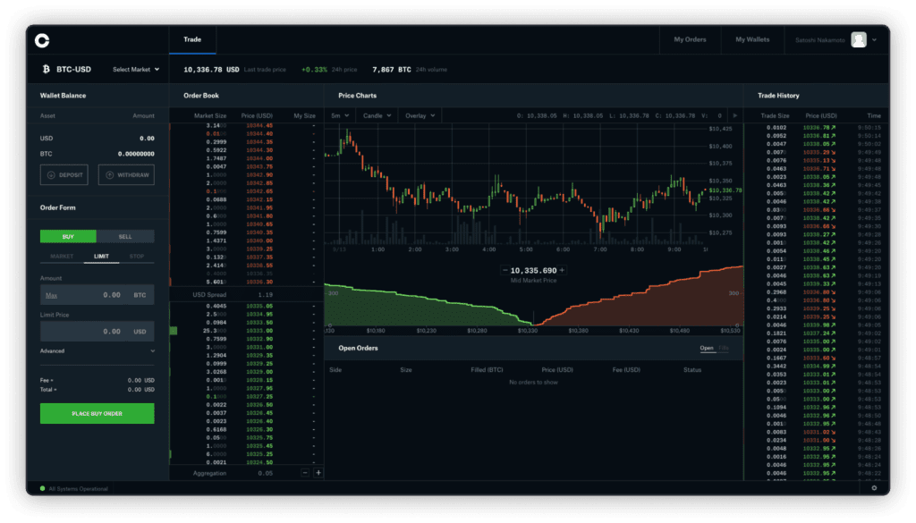 how to transfer crypto from coinbase to coinbase pro Coinbase Pro interface 1024x585 1