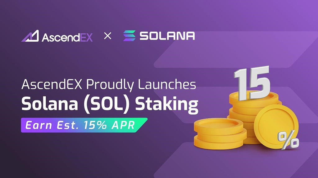 sol staking available on ascendex earn