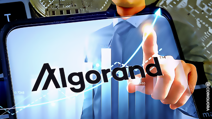 Algorand maybe seeing long term support at the confluence of two 3