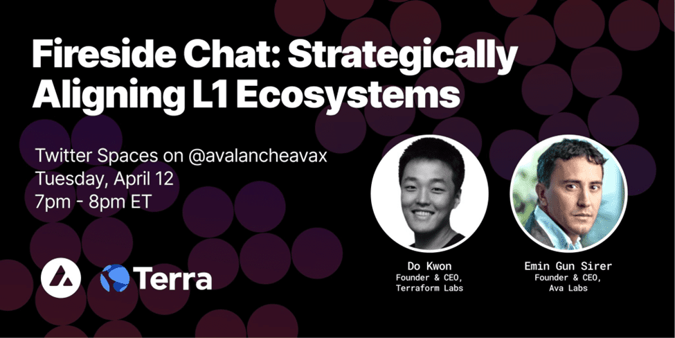 Avalanche Ecosystem – Q2 2022 Quarterly Report 11 Avalanche Ecosystem Q2 2022 Quarterly Report Terra And Ava Labs Fireside Chat