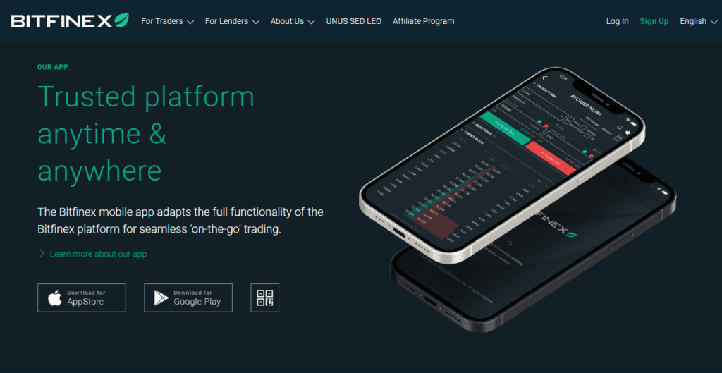 Bitfinex review Available on Appstore and Google Play 1024x529 1