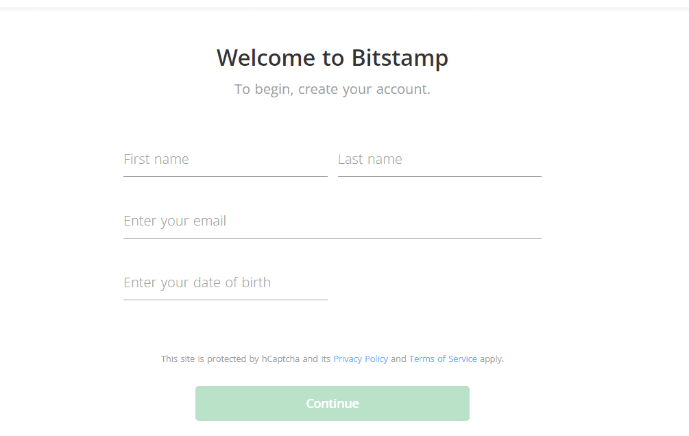 Bitstamp Review: Is it the Right Exchange for You? 6 Bitstamp Review Step 2