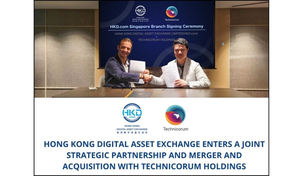 HKD.com And Technicorum Holdings Confirm MA To Create 100 Million Valuation Company In Singapore