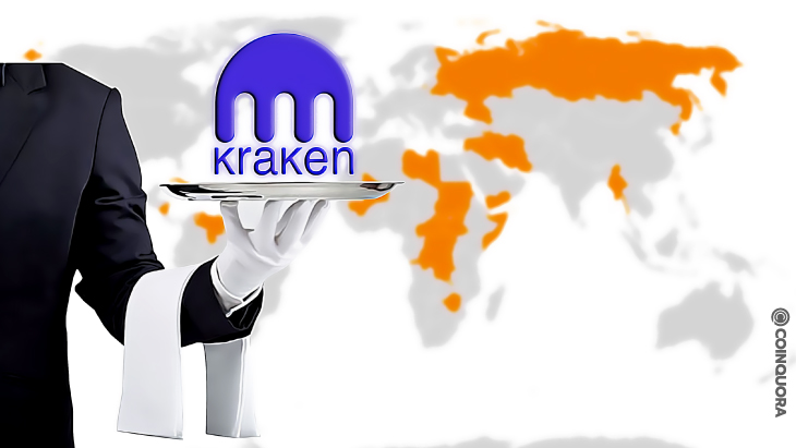 Kraken appeared to still be servicing accounts in countries under