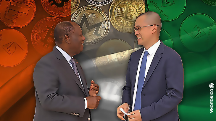 The Cote dIvoire president met with Binance founder Changpeng Zhao