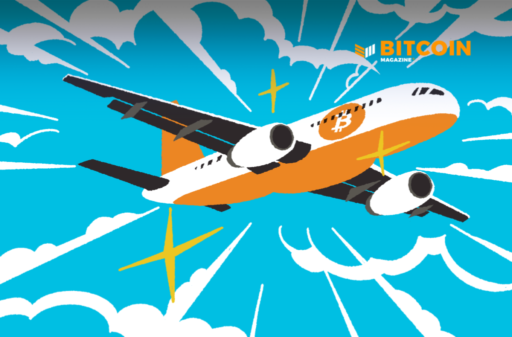 bitcoin airline miles frequent points fly top photo